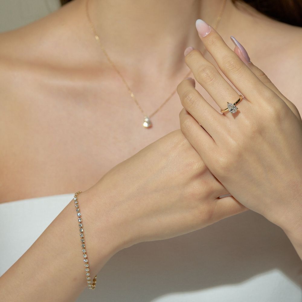 3カラットテニスブレスレット (saki select)