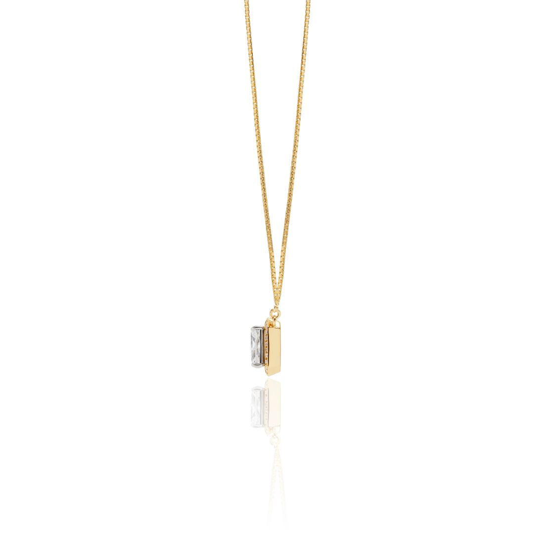 1 Carat Diamond Necklace/Emerald Cut
