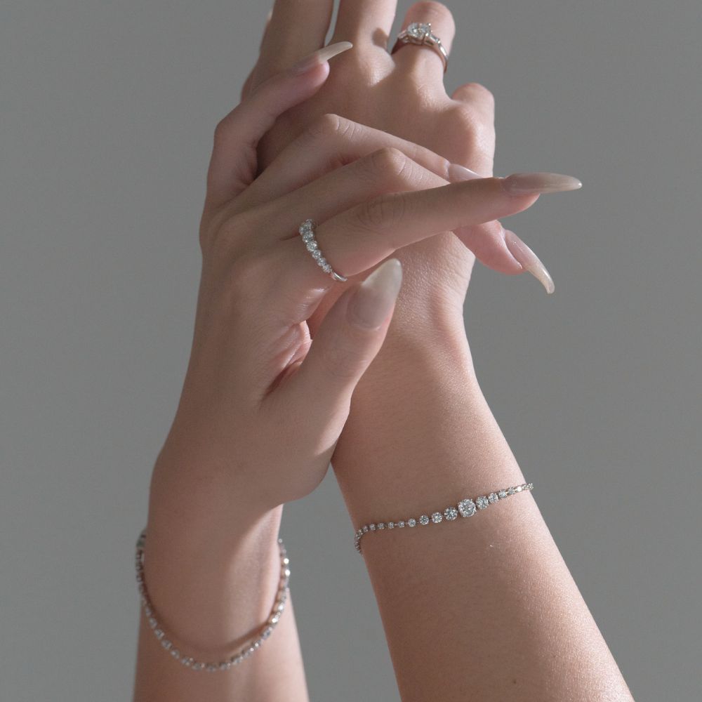 1カラットグラデーションリング