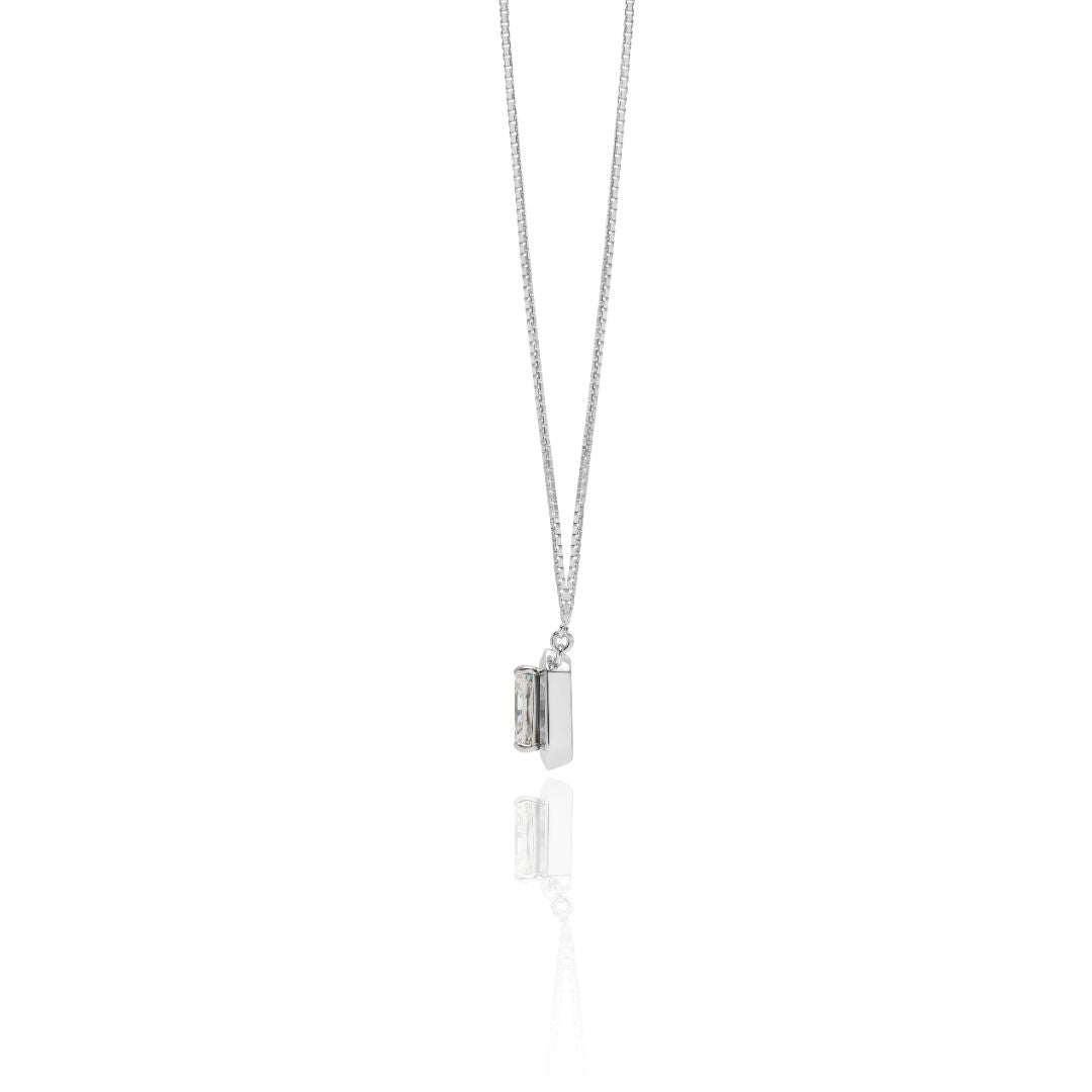 1 Carat Diamond Necklace/Emerald Cut