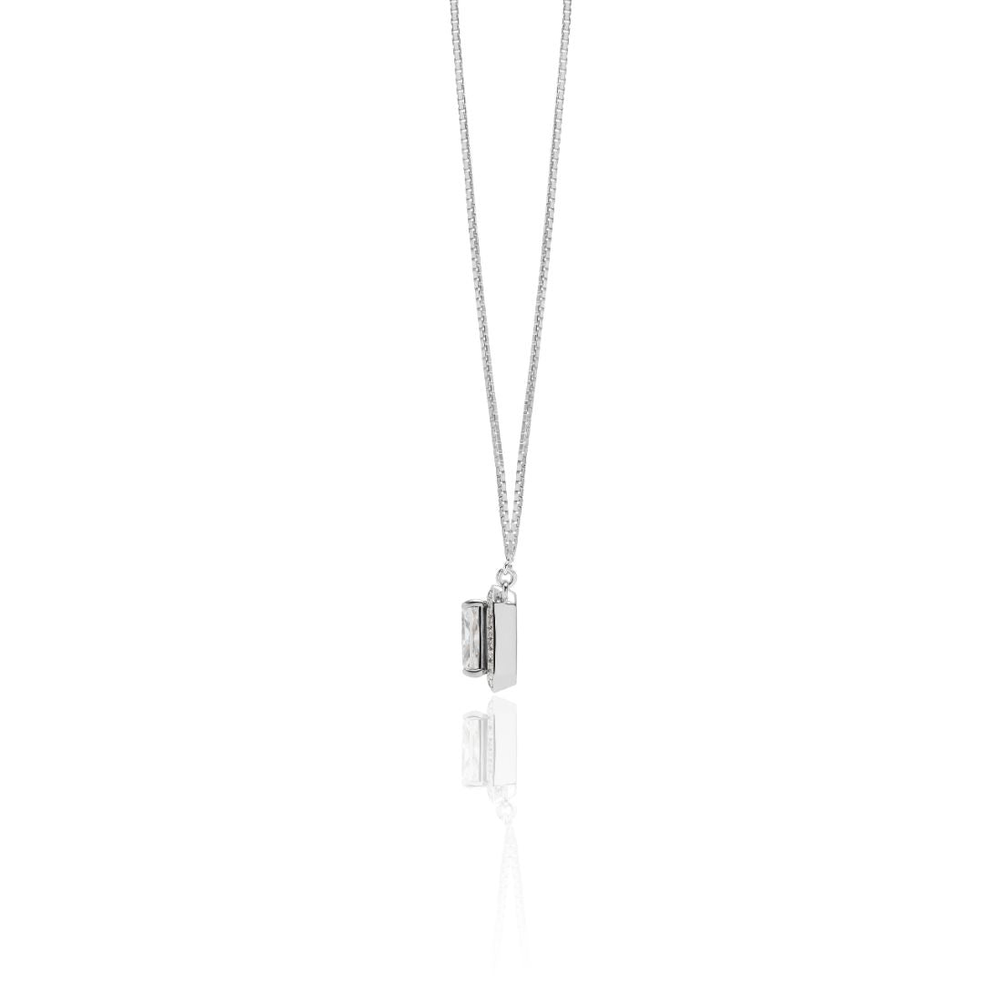 1 Carat Diamond Necklace/Emerald Cut
