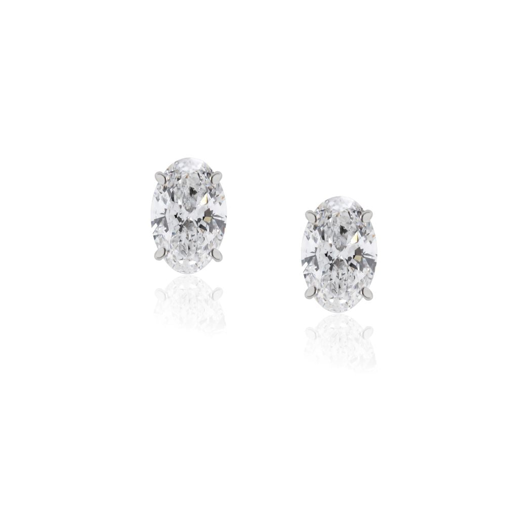 1 carat diamond earrings/round (total 2 carats)