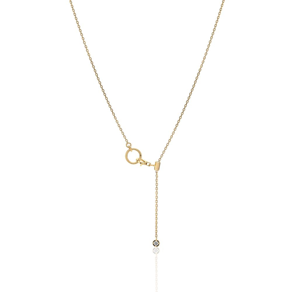 1 Carat Diamond Necklace/Emerald Cut