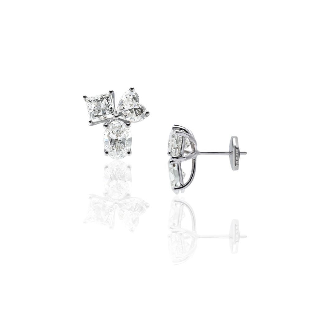 0.4 carat diamond earrings/pear shape