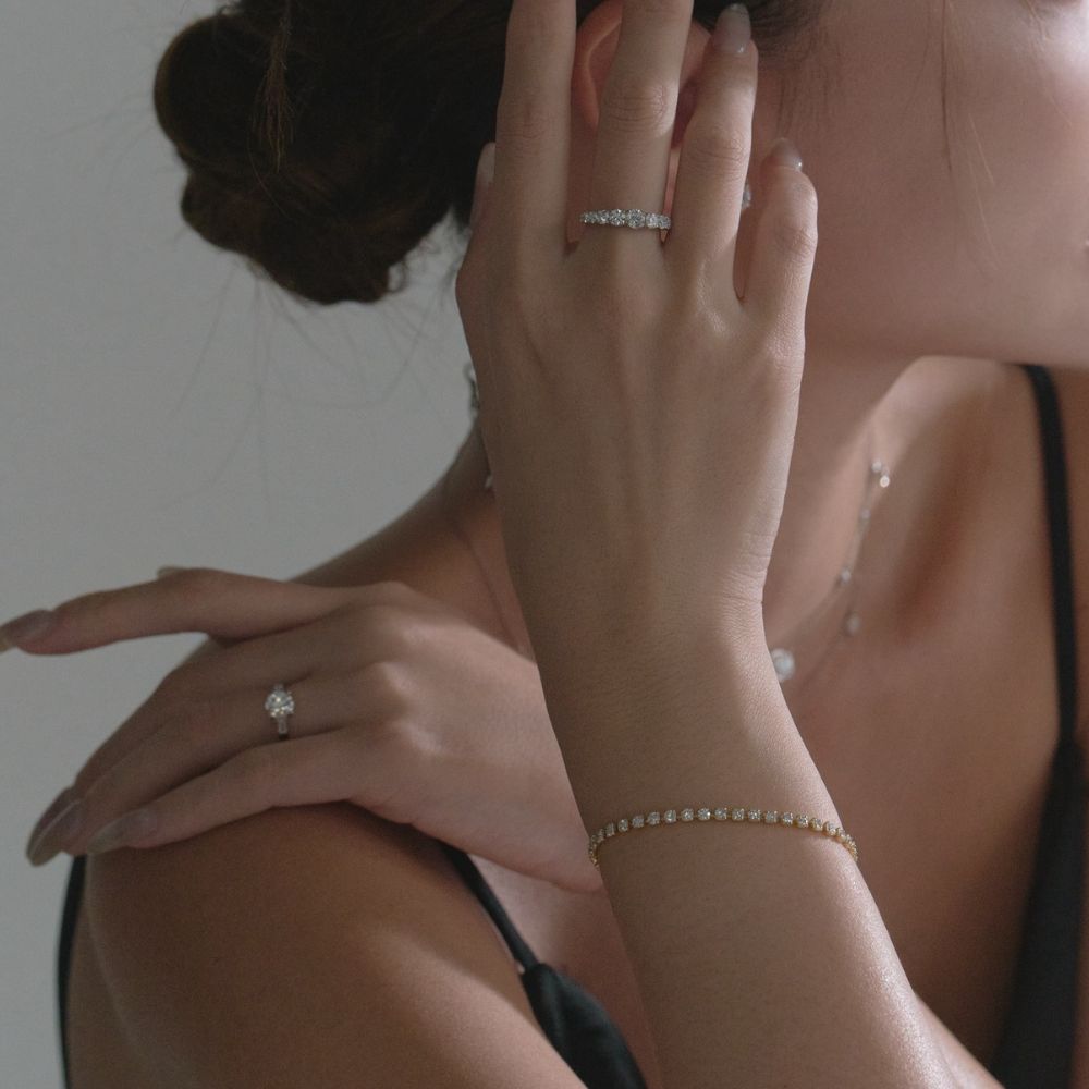 1カラットグラデーションリング