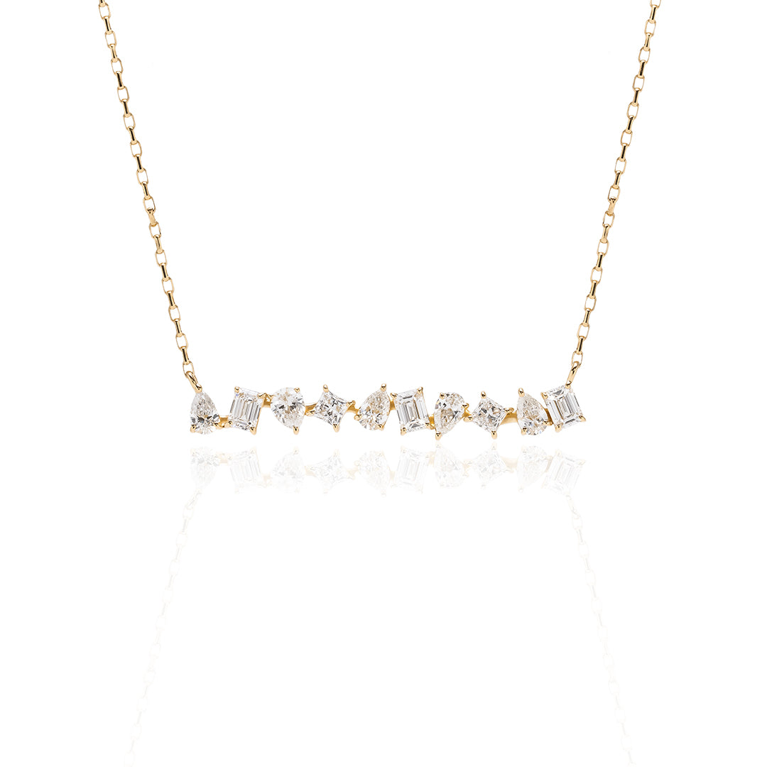 1 Carat Diamond Necklace/Emerald Cut