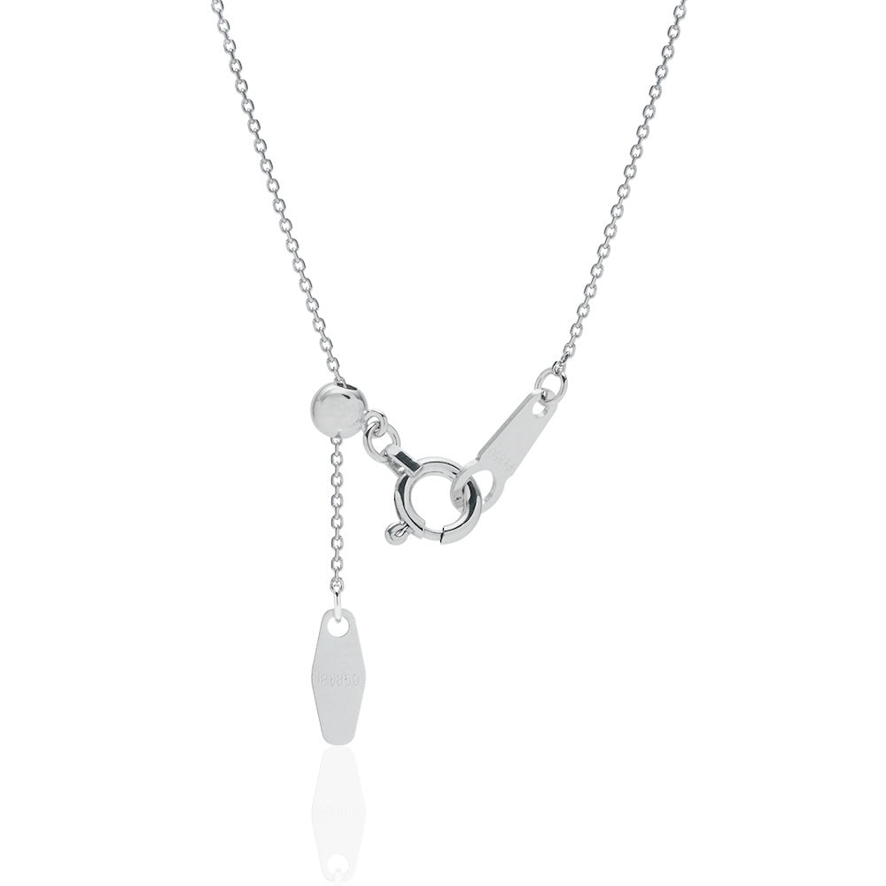 1 carat diamond necklace/round