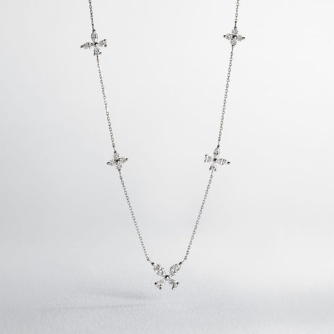 1 carat diamond necklace/pear shape (saki select)