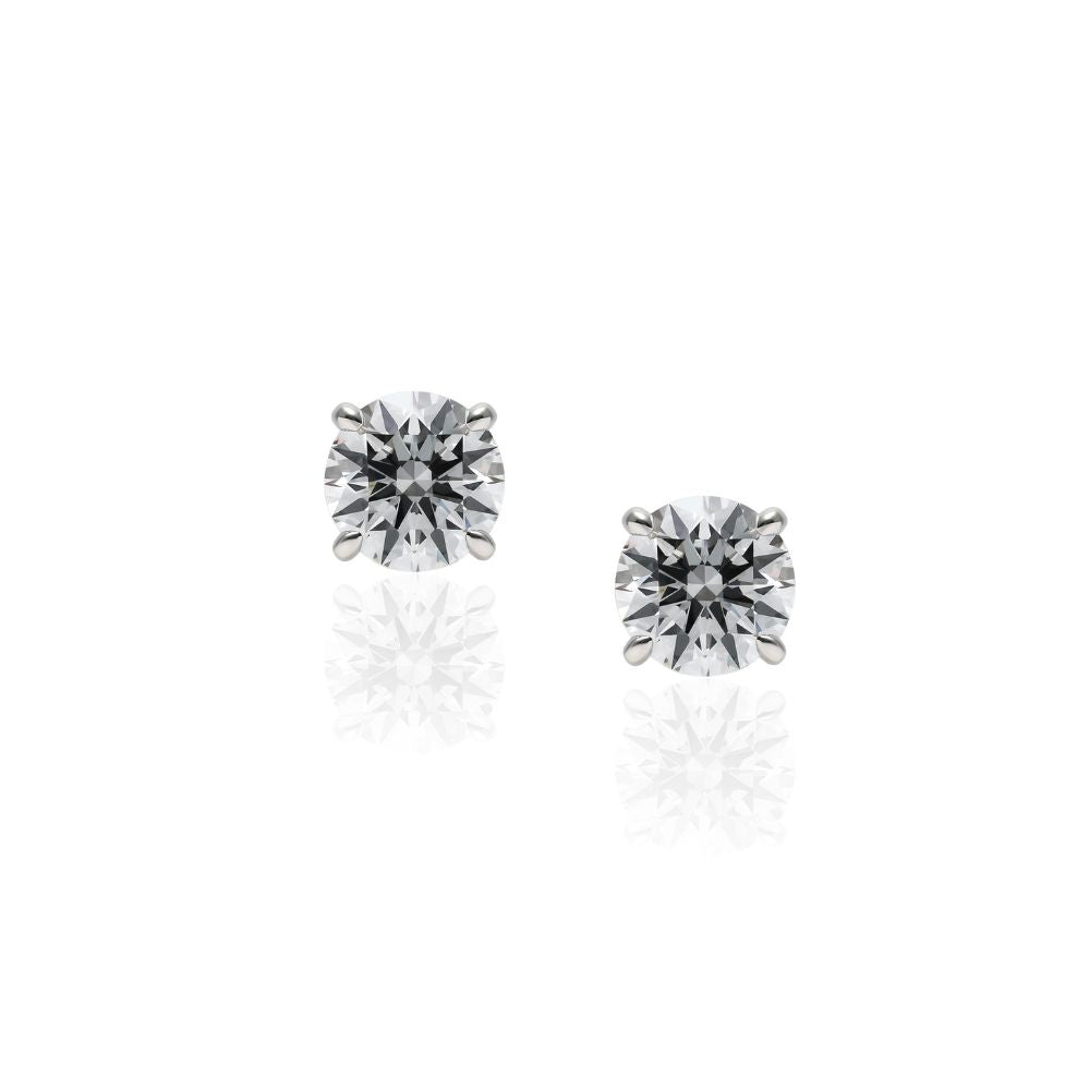 SOU × SON KYOU Anna Earrings/1 Carat Princess Earrings 