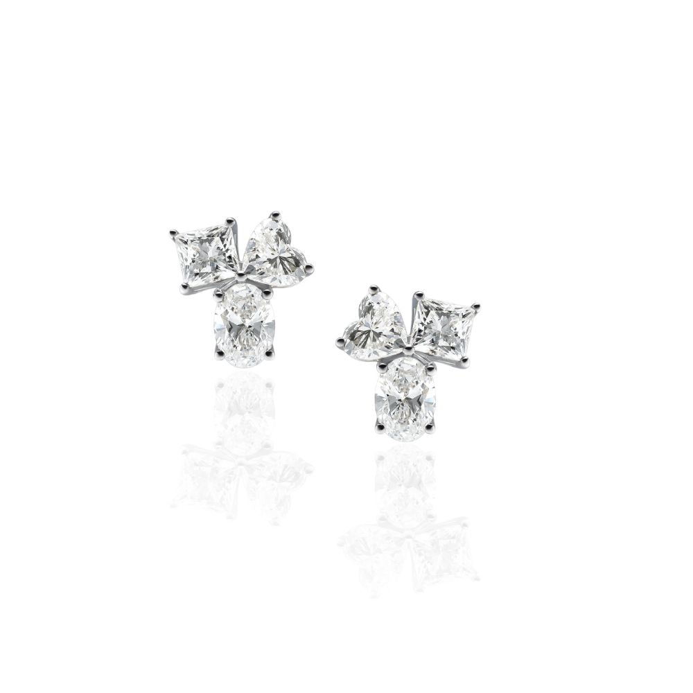 0.4 carat diamond earrings/pear shape