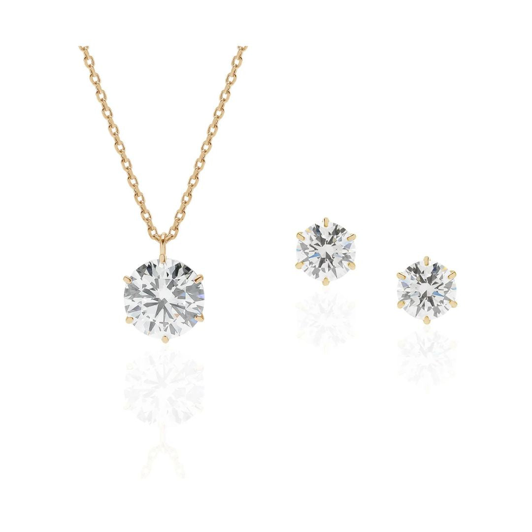 【HOLIDAY LUXE BOX】 1カラット ダイヤモンドネックレス・ダイヤモンドピアス