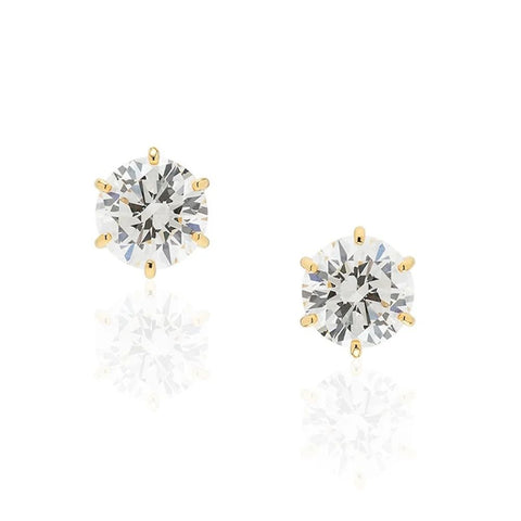 １カラットダイヤモンドピアス/ラウンド（トータル２カラット）