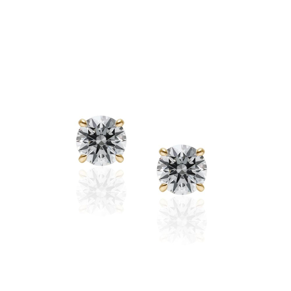 SOU × SON KYOU Anna Earrings/1 Carat Princess Earrings 