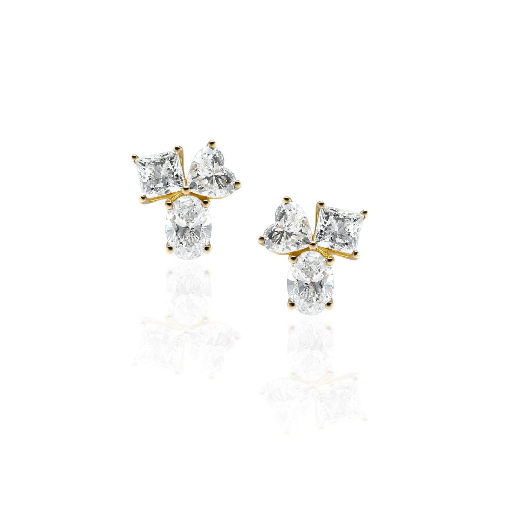 0.4 carat diamond earrings/pear shape