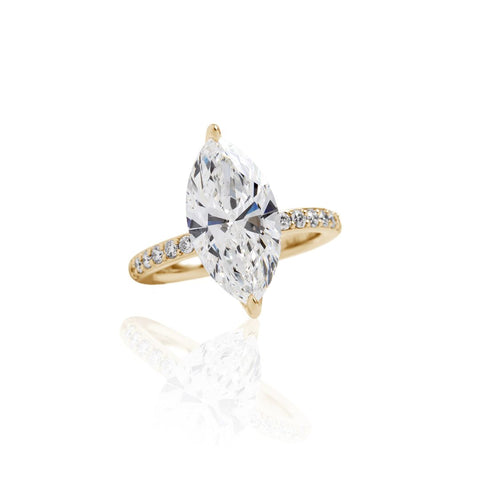 1 Carat 1 Line Half Eternity Ring/Round 