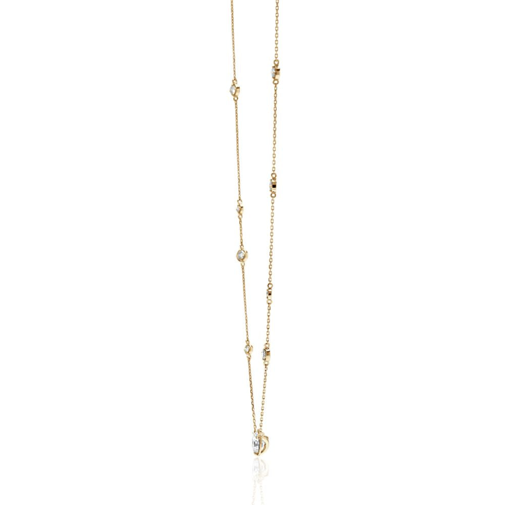 1 Carat Diamond Necklace/Emerald Cut