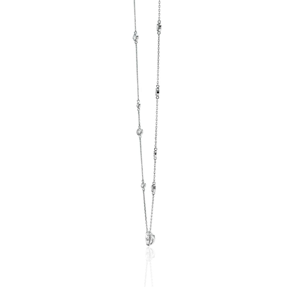 1 Carat Diamond Necklace/Emerald Cut