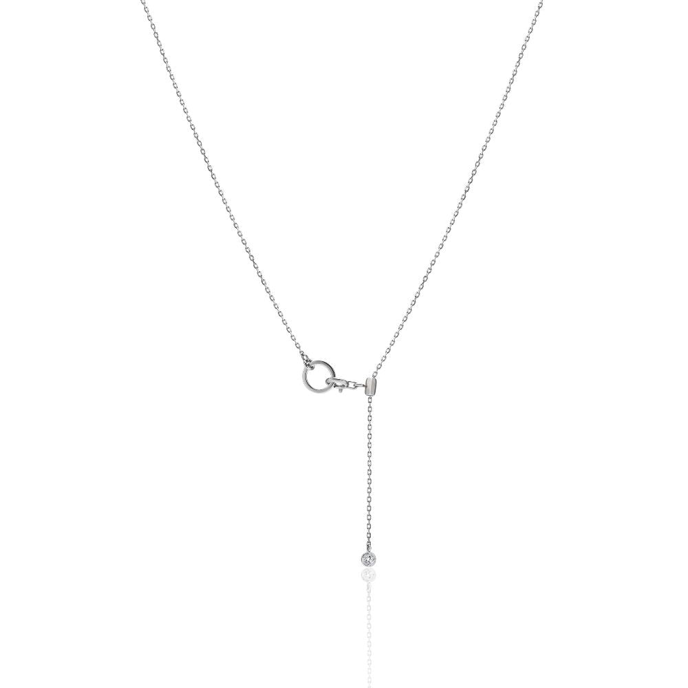 1 Carat Diamond Necklace/Emerald Cut