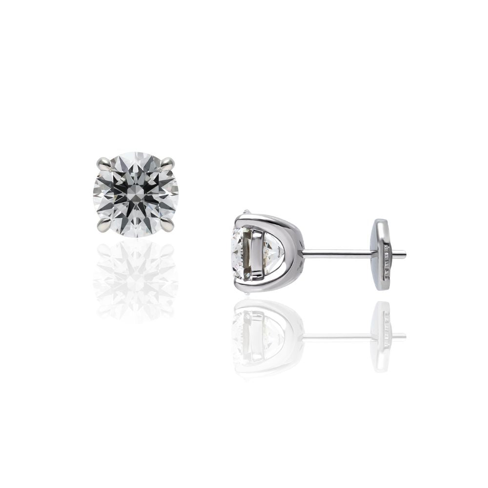 SOU × SON KYOU Anna Earrings/1 Carat Princess Earrings 