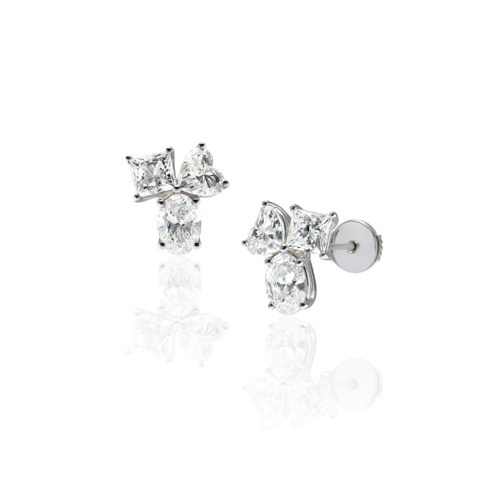 0.4 carat diamond earrings/pear shape