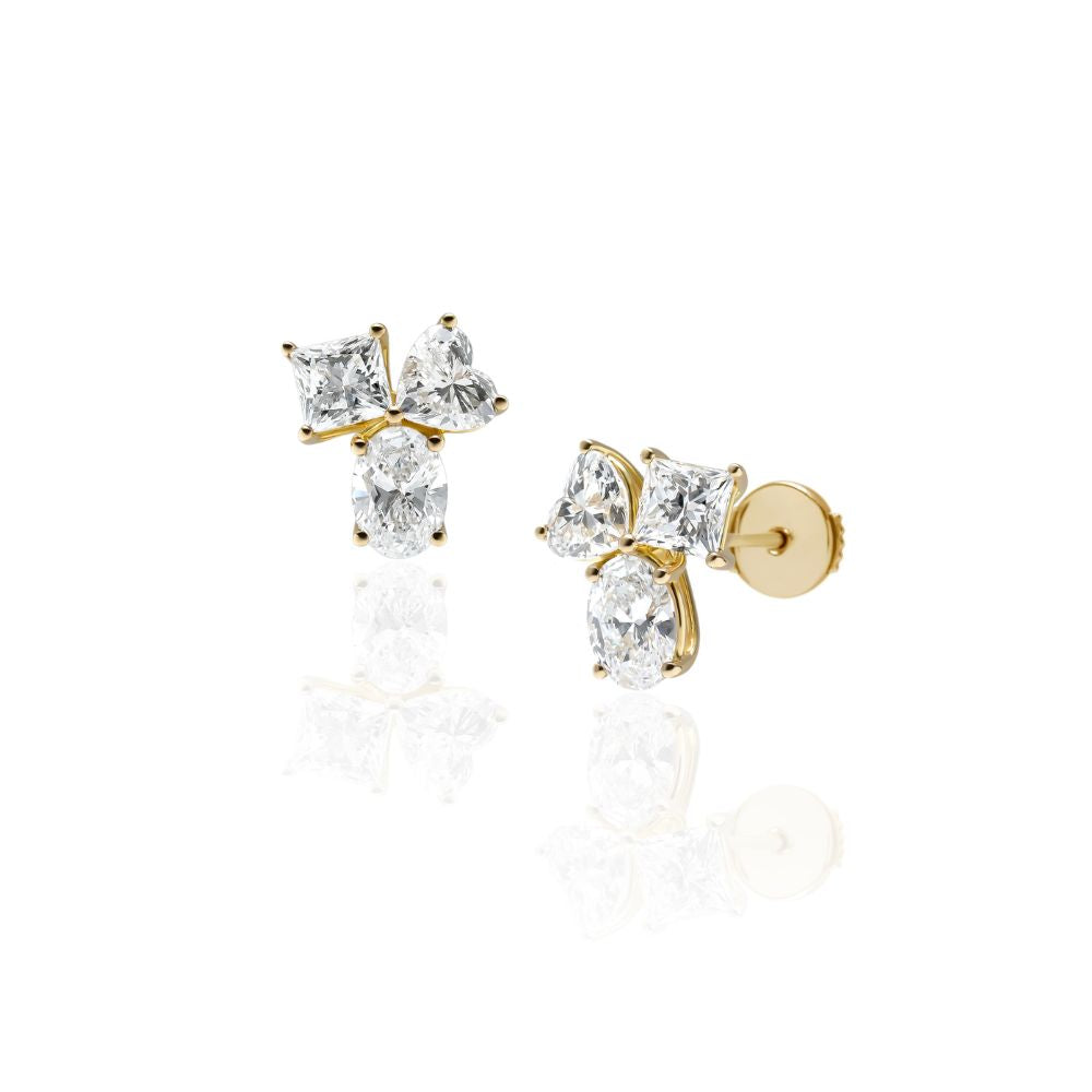 0.4 carat diamond earrings/pear shape