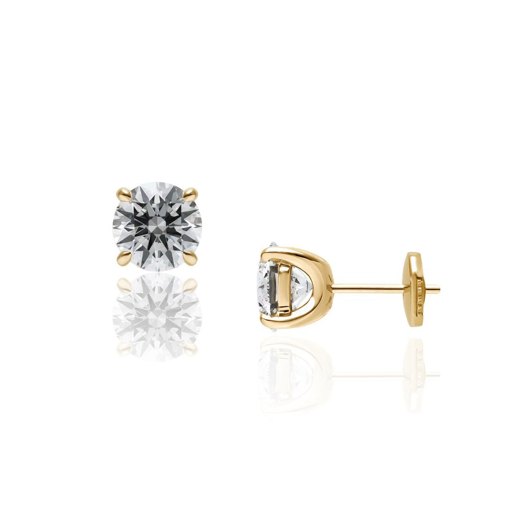SOU × SON KYOU Anna Earrings/1 Carat Princess Earrings 