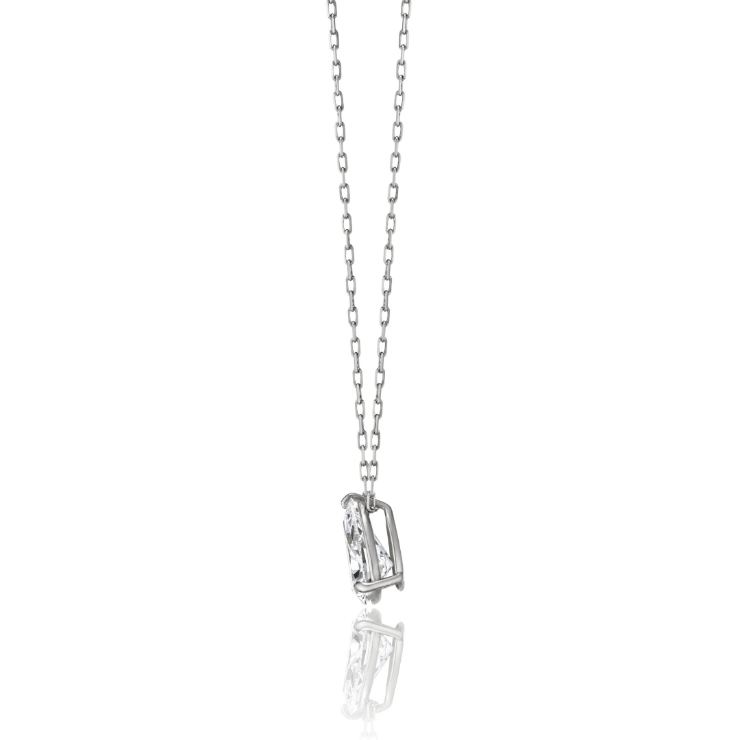 1 carat diamond necklace/pear shape (saki select)