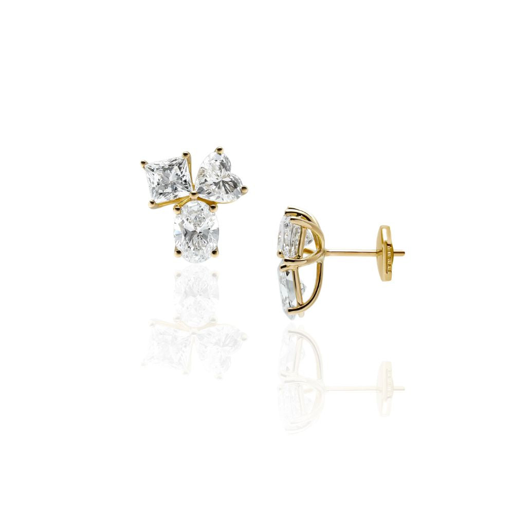 0.4 carat diamond earrings/pear shape