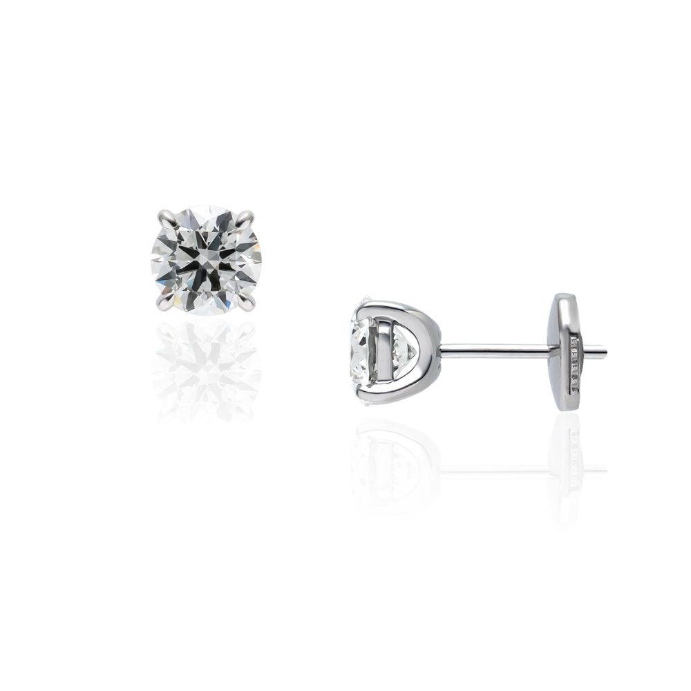 SOU × SON KYOU Anna Earrings/1 Carat Princess Earrings 