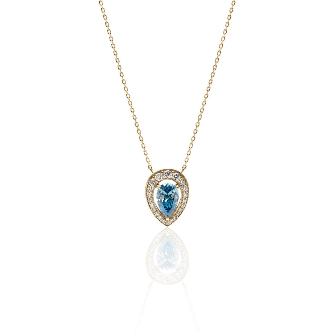 HIBLIA】QUEENネックレスBlue