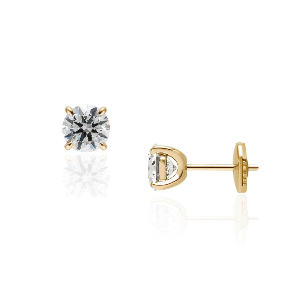 SOU × SON KYOU Anna Earrings/1 Carat Princess Earrings 