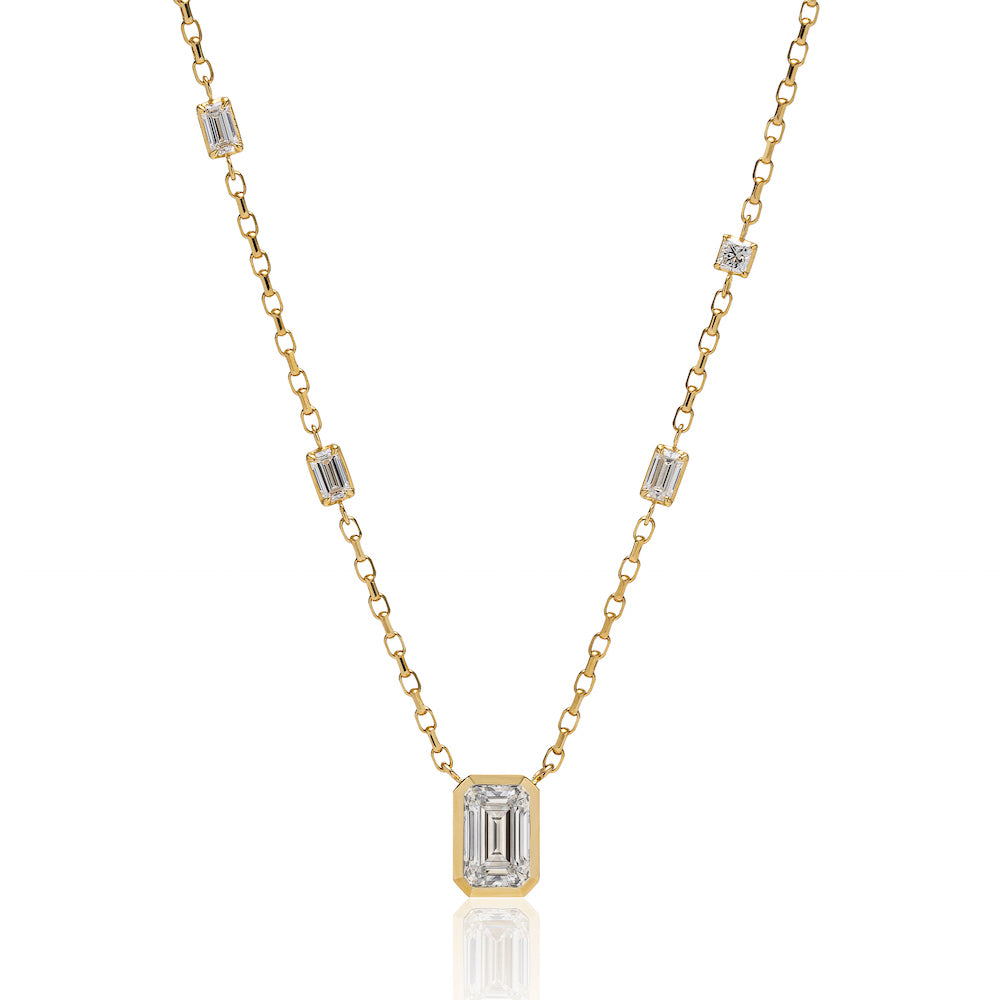 SOU × SON KYOU Asymmetrical Necklace 