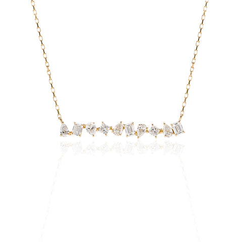 1 Carat Diamond Necklace/Emerald Cut